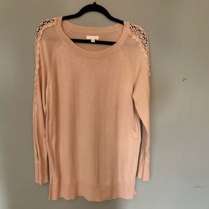 Lauren Conrad blush pink sweater